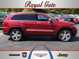 2012 Deep Cherry Red Crystal Pearl Jeep Grand Cherokee Overland 4x4 #65361445