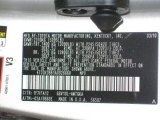 2010 Venza Color Code for Classic Silver Metallic - Color Code: 1F7