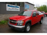 2005 Victory Red Chevrolet Colorado LS Extended Cab 4x4 #65361690