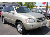 2001 Vintage Gold Metallic Toyota Highlander V6 4WD #65412200