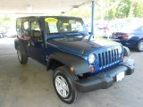 2009 Deep Water Blue Pearl Jeep Wrangler Unlimited X 4x4 #65412192