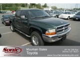 2001 Forest Green Pearl Dodge Dakota SLT Quad Cab 4x4 #65411980