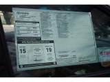 2012 Toyota Tacoma V6 TRD Access Cab 4x4 Window Sticker