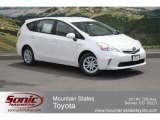 2012 Blizzard White Pearl Toyota Prius v Two Hybrid #65411940