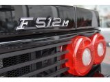 Ferrari F512 M Badges and Logos