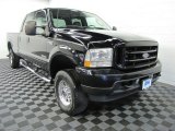 2003 Black Ford F250 Super Duty XLT Crew Cab 4x4 #65448675