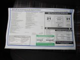 2012 Volkswagen GTI 2 Door Window Sticker