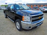 2012 Black Chevrolet Silverado 2500HD LT Crew Cab 4x4 #65448757