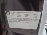 2007 Buick LaCrosse CX Info Tag