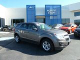 2010 Mocha Steel Metallic Chevrolet Equinox LS AWD #65448574