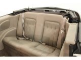 2002 Chrysler Sebring LXi Convertible Rear Seat