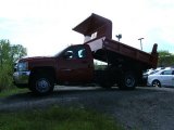 2012 Victory Red Chevrolet Silverado 3500HD WT Regular Cab 4x4 Dump Truck #65481446
