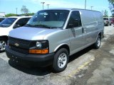 2012 Sheer Silver Metallic Chevrolet Express 1500 Cargo Van #65481443