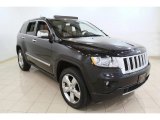 2011 Brilliant Black Crystal Pearl Jeep Grand Cherokee Overland 4x4 #65481432