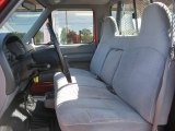 1997 Ford F350 XL Regular Cab 4x4 Chassis Opal Grey Interior