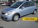 2010 Arctic Blue Metallic Nissan Versa 1.8 S Hatchback #65481401