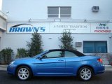 2008 Marathon Blue Pearl Chrysler Sebring Touring Convertible #6529990