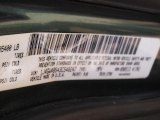 2003 Grand Cherokee Color Code for Onyx Green Pearlcoat - Color Code: PJR