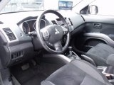 2008 Mitsubishi Outlander LS 4WD Black Interior