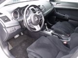 2010 Mitsubishi Lancer Evolution SE Black Sport Fabric Interior