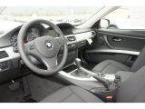 2012 BMW 3 Series 328i Coupe Black Interior