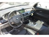 2012 BMW 5 Series 550i Gran Turismo Black Interior