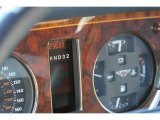 1999 Bentley Continental Mulliner Park Ward Limousine Gauges