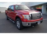 2012 Red Candy Metallic Ford F150 XLT SuperCrew 4x4 #65481060