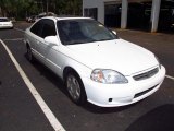 2000 Taffeta White Honda Civic EX Coupe #65412016