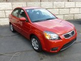 2011 Tropical Red Kia Rio LX #65554202