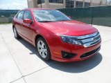2012 Red Candy Metallic Ford Fusion SE #65553614