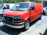 2012 GMC Savana Van Fire Red