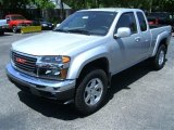 2012 Pure Silver Metallic GMC Canyon SLE Extended Cab 4x4 #65553835