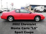 2002 Bright Red Chevrolet Monte Carlo LS #65554099