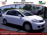 2011 Fresh Powder White Nissan Versa 1.8 S Sedan #65554084