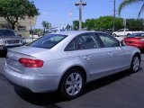 Ice Silver Metallic Audi A4 in 2009