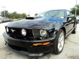 Black Ford Mustang in 2008