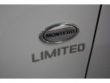 2002 Mitsubishi Montero Limited 4x4 Marks and Logos