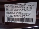 2011 RDX Color Code for Basque Red Pearl - Color Code: R530PX
