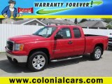 2008 Fire Red GMC Sierra 1500 SLE Extended Cab 4x4 #65612678