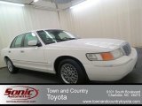 Vibrant White Mercury Grand Marquis in 1999