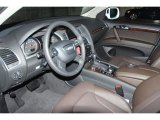 2012 Audi Q7 3.0 TDI quattro Espresso Brown Interior