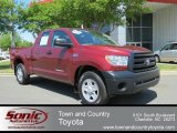 2010 Salsa Red Pearl Toyota Tundra Double Cab #65612335