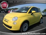 2012 Giallo (Yellow) Fiat 500 Pop #65612623
