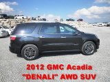 2012 Carbon Black Metallic GMC Acadia Denali AWD #65612593