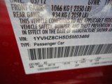 2013 MAZDA6 Color Code for Fireglow Red - Color Code: 41