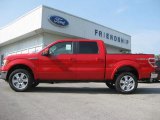 2012 Race Red Ford F150 Lariat SuperCrew 4x4 #65680781