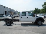 2012 Oxford White Ford F550 Super Duty XL Crew Cab 4x4 Chassis #65680693