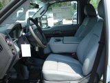 2012 Ford F550 Super Duty XL Crew Cab 4x4 Chassis Steel Interior