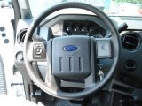 2012 Ford F550 Super Duty XL Crew Cab 4x4 Chassis Steering Wheel